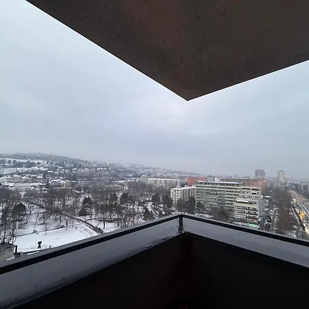 Panoramic In Center With Private Parking Garage Apartamento